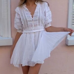 LIKE NEW Free people white dress